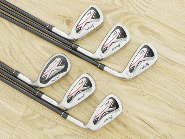 Iron set : Other Brand : ชุดเหล็ก Srixon GIE (ใบใหญ่ ตีง่าย) มีเหล็ก 6-Pw,Aw (6 ชิ้น) ก้านกราไฟต์ Miyazaki 61 Flex R