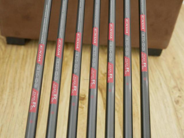 Iron set : Maruman : ชุดเหล็ก Maruman EXIM Nano II มีเหล็ก 4-Pw (7 ชิ้น) ก้านกราไฟต์ Flex R