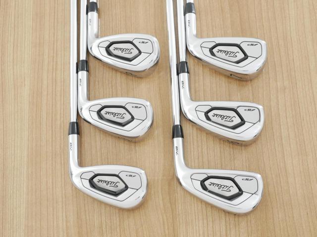 Iron set : Titleist : ชุดเหล็ก Titleist AP3 718 (ออกปี 2018) มีเหล็ก 5-Pw (6 ชิ้น) ก้านเหล็ก NS Pro Zelos 7 Flex R
