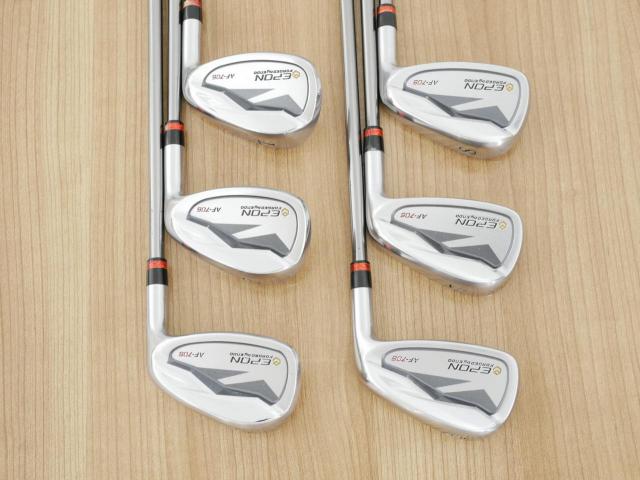 Iron set : Epon : ชุดเหล็ก EPON AF-706 Forged (ออกปี 2021 ใบใหญ่ ตีง่าย ไกล) มีเหล็ก 6-Pw,Tw (6 ชิ้น) สุดยอดก้าน Fujikura Diamond Speeder 6 Flex R