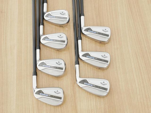 Iron set : Callaway : ชุดเหล็ก Callaway Paradym Ai Smoke (ออกปี 2024 ตีง่ายมาก ไกล Japan Spec.) มีเหล็ก 5-Pw,Gw (7 ชิ้น) ก้านกราไฟต์ Mitsubishi TENSEI 50 Flex R