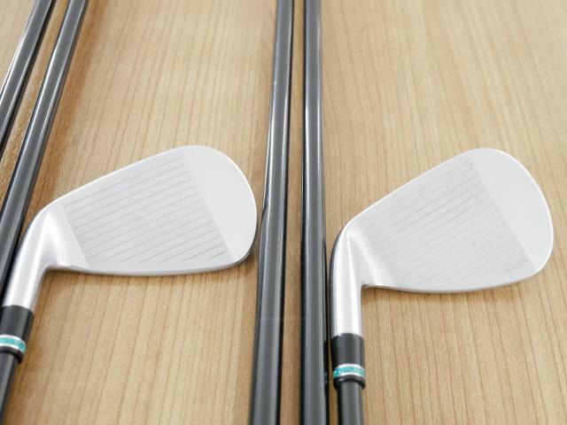 Iron set : PRGR : ชุดเหล็กกระเทย PRGR NEW Egg Forged (รุ่นปี 2020 ตีง่ายและไกลมากๆ เด้งสุดๆ COR 0.82) มีเหล็ก 6-Pw,Aw,As (7 ชิ้น) ก้านกราไฟต์ UST Mamiya ATTAS FF 85 Flex S