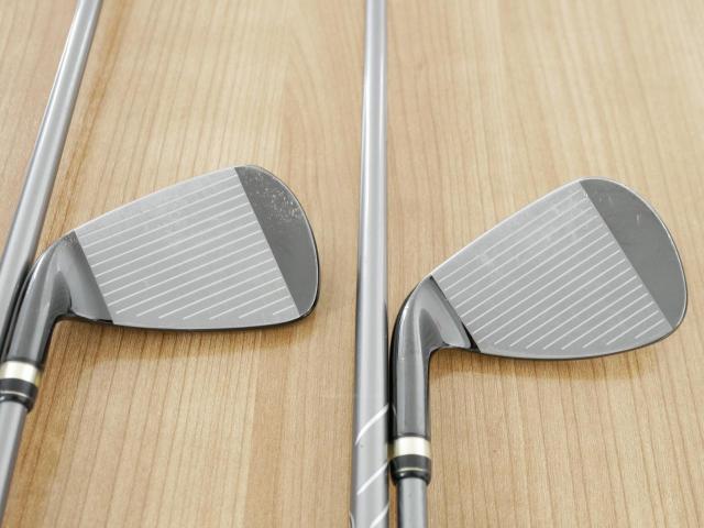 Lady club : All : ชุดเหล็กกระเทย PRGR New Egg Iron (รุ่นปี 2017 ตีง่ายและไกลมาก) มีเหล็ก 7-Pw,Aw,As,Sw (7 ชิ้น) ก้านกราไฟต์ Flex L (M-30)