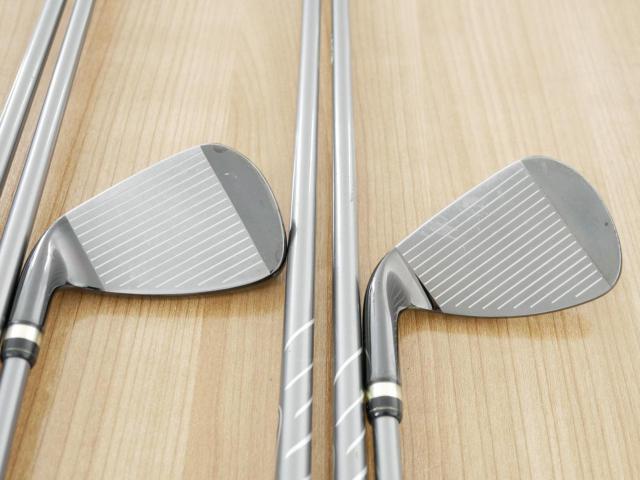 Lady club : All : ชุดเหล็กกระเทย PRGR New Egg Iron (รุ่นปี 2017 ตีง่ายและไกลมาก) มีเหล็ก 7-Pw,Aw,As,Sw (7 ชิ้น) ก้านกราไฟต์ Flex L (M-30)