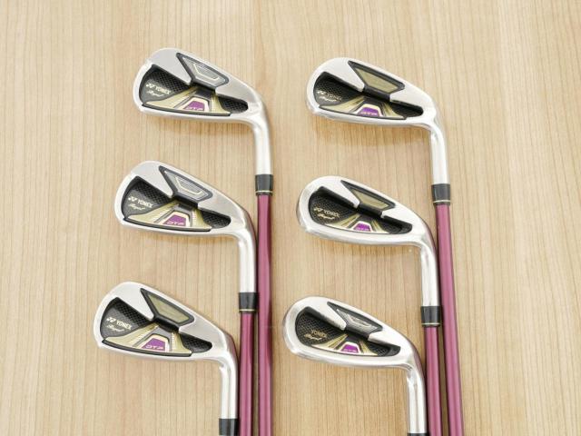 Iron set : Yonex : ชุดเหล็ก Yonex Royal DTP (ออกปี 2016 ท๊อปสุด ก้านดีมาก หน้าเด้ง ตีไกลสุดๆ) มีเหล็ก 7-Pw,Aw,As (6 ชิ้น) ก้านกราไฟต์ Flex R