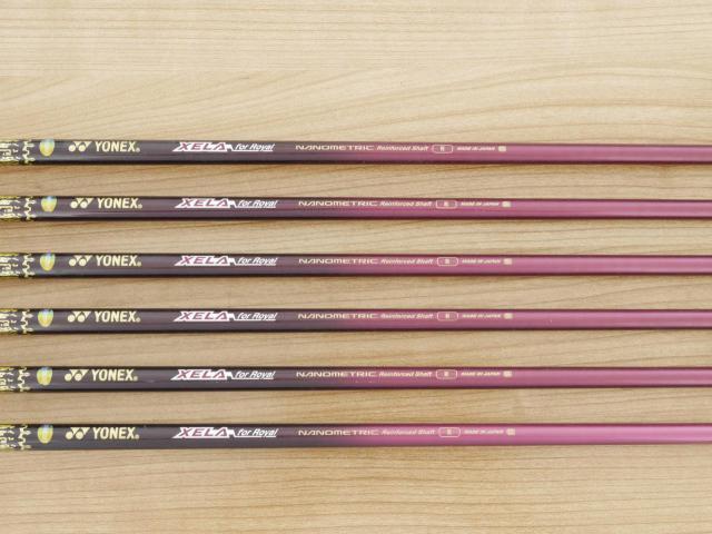 Iron set : Yonex : ชุดเหล็ก Yonex Royal DTP (ออกปี 2016 ท๊อปสุด ก้านดีมาก หน้าเด้ง ตีไกลสุดๆ) มีเหล็ก 7-Pw,Aw,As (6 ชิ้น) ก้านกราไฟต์ Flex R