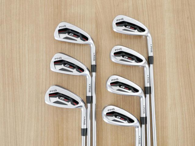 Iron set : Ping : ชุดเหล็ก Ping G410 (รุ่นปี 2019 Japan Spec. ใบใหญ่ ง่าย ไกล) มีเหล็ก 6-Pw,Aw,Sw (7 ชิ้น) ก้านเหล็ก NS Pro Zelos 7 Flex R