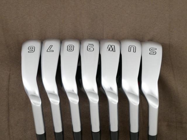 Iron set : Ping : ชุดเหล็ก Ping G410 (รุ่นปี 2019 Japan Spec. ใบใหญ่ ง่าย ไกล) มีเหล็ก 6-Pw,Aw,Sw (7 ชิ้น) ก้านเหล็ก NS Pro Zelos 7 Flex R