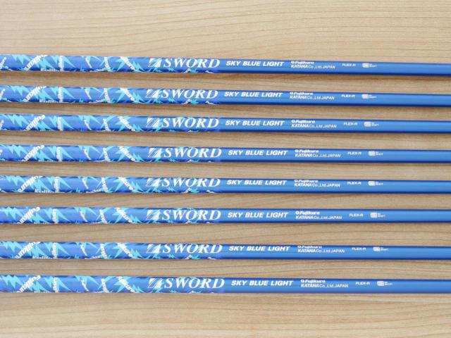 Iron set : Katana : ชุดเหล็ก Katana Sword LX-3000 มีเหล็ก 5-Pw,Aw,Sw (8 ชิ้น) ก้านกราไฟต์ Flex R