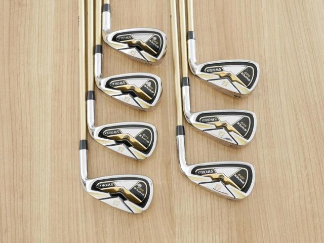 Iron set : Katana : ชุดเหล็ก Katana Sword Sniper 589 (หน้าเด้ง) มีเหล็ก 6-Pw,Aw,Sw (7 ชิ้น) ก้านกราไฟต์ Speeder 589 Flex R