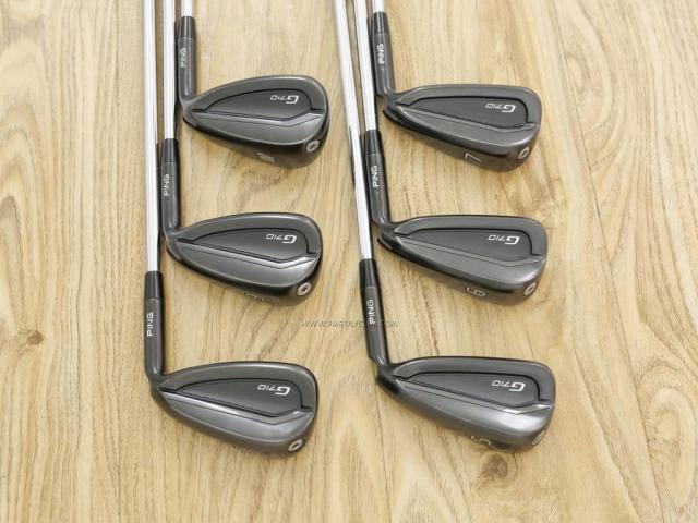 Iron set : Ping : ชุดเหล็ก Ping G710 (รุ่นล่าสุด ออกปี 2020 Japan Spec. ใบใหญ่ ง่ายที่สุด ไกลที่สุดของ Ping) มีเหล็ก 5-Pw (6 ชิ้น) ก้านเหล็ก NS Pro ZELOS 7 Flex S