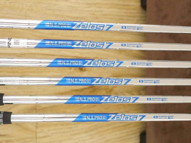 Iron set : Ping : ชุดเหล็ก Ping G710 (รุ่นล่าสุด ออกปี 2020 Japan Spec. ใบใหญ่ ง่ายที่สุด ไกลที่สุดของ Ping) มีเหล็ก 5-Pw (6 ชิ้น) ก้านเหล็ก NS Pro ZELOS 7 Flex S