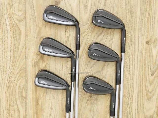 Iron set : Ping : ชุดเหล็ก Ping G710 (รุ่นล่าสุด ออกปี 2020 Japan Spec. ใบใหญ่ ง่ายที่สุด ไกลที่สุดของ Ping) มีเหล็ก 5-Pw (6 ชิ้น) ก้านเหล็ก NS Pro ZELOS 7 Flex S