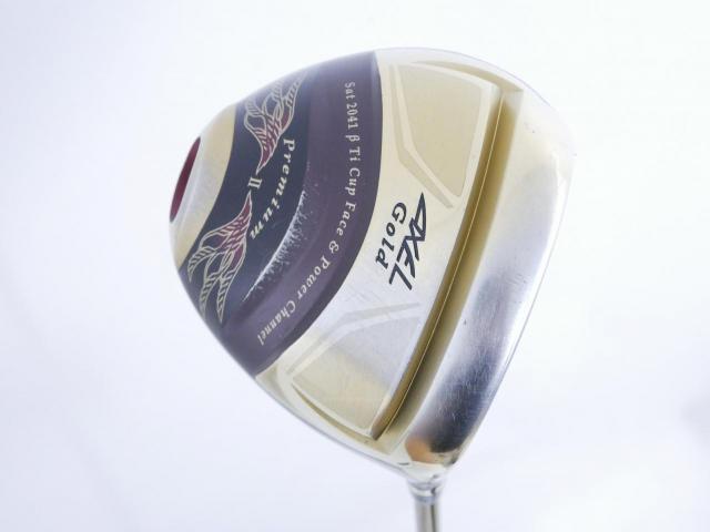 Driver : Tsuruya : Tsuruya AXEL Gold Premium II (รุ่นปี 2017 ตัวท๊อป หน้าเด้งสุดๆ COR 0.86 ของใหม่ 4 หมื่น) Loft 10.5 Flex R