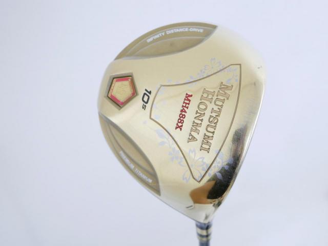 Driver : Other Brand : ไดรเวอร์ Mutsumi Honma MH488X (หัวขนาด 488cc. หน้าเด้งเกินกฏ) Loft 10.5 สุดยอดก้าน Crazy Royal Decoration Athlete Type A (Super Speed) Flex R