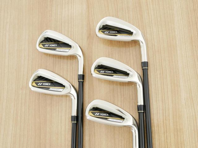 Iron set : Yonex : ชุดเหล็ก Yonex Royal E-Zone (รุ่นล่าสุด ปี 2024 หน้าเด้งสุดๆ ตีไกลสุดๆ) มีเหล็ก 6-Pw (5 ชิ้น) ก้านกราไฟต์ Flex SR