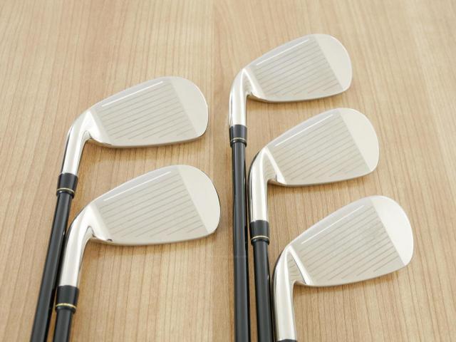 Iron set : Yonex : ชุดเหล็ก Yonex Royal E-Zone (รุ่นล่าสุด ปี 2024 หน้าเด้งสุดๆ ตีไกลสุดๆ) มีเหล็ก 6-Pw (5 ชิ้น) ก้านกราไฟต์ Flex SR