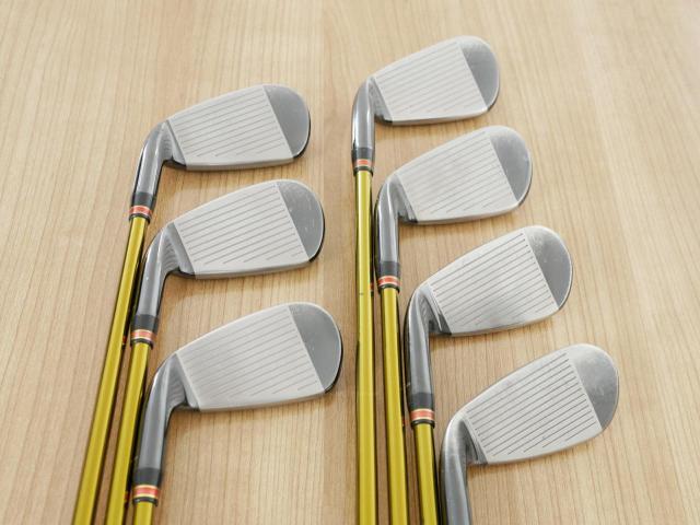Iron set : Tsuruya : ชุดเหล็ก Tsuruya AXEL Gold Premium IV (รุ่นปี 2021 ของใหม่ 7 หมื่นกว่าบาท หน้าเด้งสุดๆ ไกลสุดๆๆ) มีเหล็ก 7-Pw,Aw,As,Sw (7 ชิ้น ครบเซ็ต) ก้านกราไฟต์ Flex R