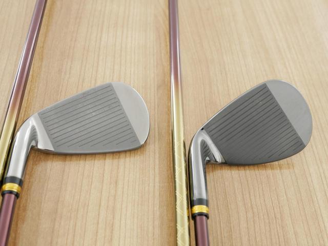 Iron set : Maruman : ชุดเหล็ก Maruman Majesty Prestigio 13 (ออกปี 2024 ท็อปสุดๆ ของใหม่ 1.2 แสน หายากมากๆ) มีเหล็ก 7-Pw,Aw,Sw (6 ชิ้น) ก้านกราไฟต์ Flex SR
