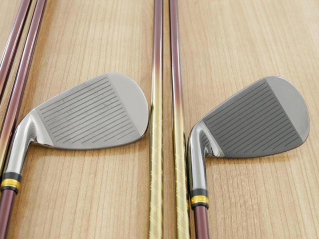 Iron set : Maruman : ชุดเหล็ก Maruman Majesty Prestigio 13 (ออกปี 2024 ท็อปสุดๆ ของใหม่ 1.2 แสน หายากมากๆ) มีเหล็ก 7-Pw,Aw,Sw (6 ชิ้น) ก้านกราไฟต์ Flex SR