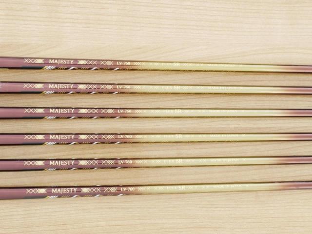 Iron set : Maruman : ชุดเหล็ก Maruman Majesty Prestigio 13 (ออกปี 2024 ท็อปสุดๆ ของใหม่ 1.2 แสน หายากมากๆ) มีเหล็ก 7-Pw,Aw,Sw (6 ชิ้น) ก้านกราไฟต์ Flex SR