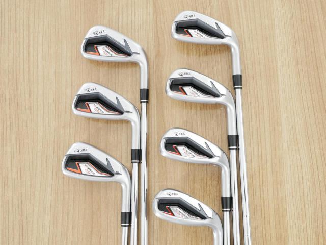 Iron set : Honma : ชุดเหล็ก Honma Tour World GS (ออกปี 2021 ใบใหญ่ ตีง่าย ไกล) มีเหล็ก 6-11,Sw (7 ชิ้น) ก้านเหล็ก NS Pro Zelos Flex S
