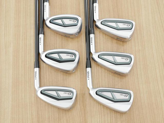 Iron set : Ping : ชุดเหล็ก Ping G730 (รุ่นล่าสุด ปี 2024 Japan Spec. ใบใหญ่ ง่ายที่สุด ไกลที่สุดของ Ping) มีเหล็ก 5-Pw (6 ชิ้น) ก้านกราไฟต์ Ping ALTA J CB Flex R