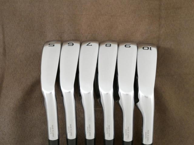 Iron set : Honma : ชุดเหล็ก Honma Tour World TW747Vx Forged (ปี 2019) มีเหล็ก 5-10 (6 ชิ้น) ก้านกราไฟต์ Honma Vizard 85 Flex R