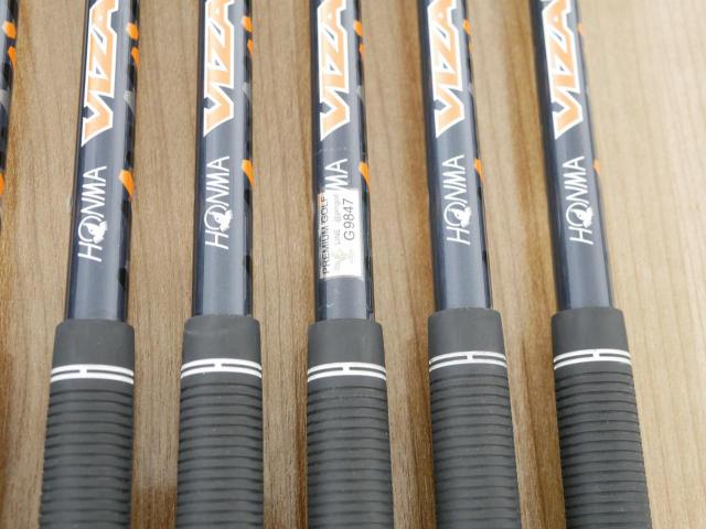 Iron set : Honma : ชุดเหล็ก Honma Tour World TW747Vx Forged (ปี 2019) มีเหล็ก 5-10 (6 ชิ้น) ก้านกราไฟต์ Honma Vizard 85 Flex R