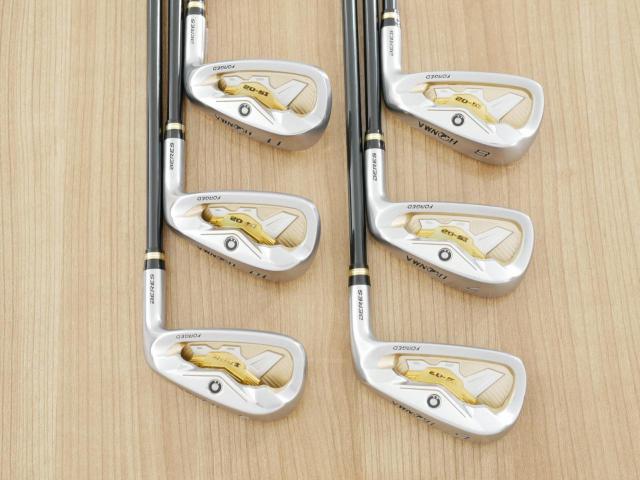 Iron set : Honma : ชุดเหล็ก Honma Beres IS-02 (หน้าเด้ง Forged) มีเหล็ก 6-11 (6 ชิ้น เทียบเท่า 5-Pw) ก้าน ARMRQ 6 (45) Flex R (2 ดาว)