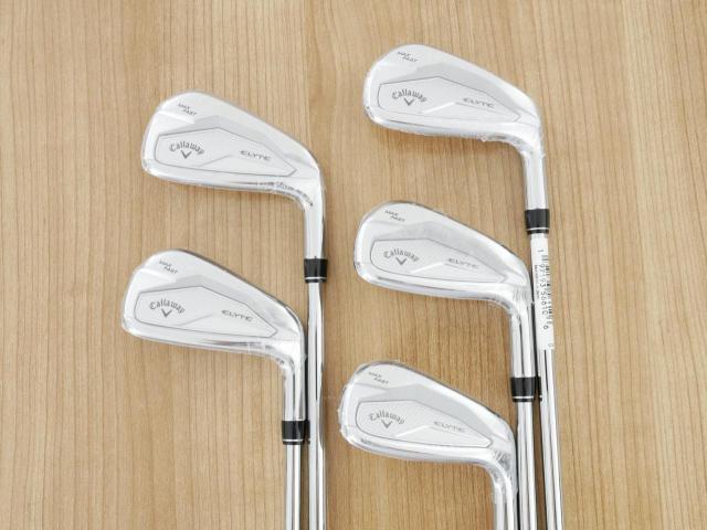 Iron set : Callaway : **ของใหม่ ยังไม่แกะพลาสติก** ชุดเหล็ก Callaway ELYTE Max Fast (ออกปี 2025 ตีง่ายมาก ไกล Japan Spec.) มีเหล็ก 6-Pw (5 ชิ้น) ก้านเหล็ก NS Pro ZELOS 7 Flex R