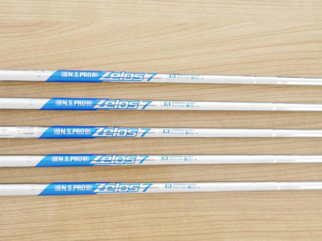 Iron set : Callaway : **ของใหม่ ยังไม่แกะพลาสติก** ชุดเหล็ก Callaway ELYTE Max Fast (ออกปี 2025 ตีง่ายมาก ไกล Japan Spec.) มีเหล็ก 6-Pw (5 ชิ้น) ก้านเหล็ก NS Pro ZELOS 7 Flex R