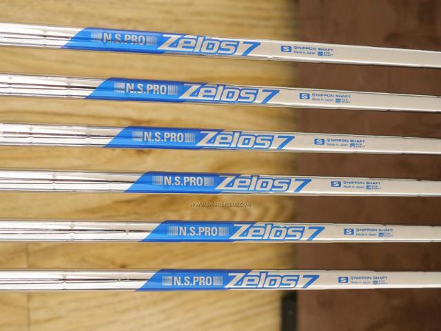 Iron set : Titleist : ชุดเหล็ก Titleist T400 (รุ่นล่าสุด ง่ายที่สุด ไกลที่สุด ออกปี 2020) มีเหล็ก 6-Pw,43 (6 ชิ้น) ก้านเหล็ก NS Pro Zelos 7 Flex S