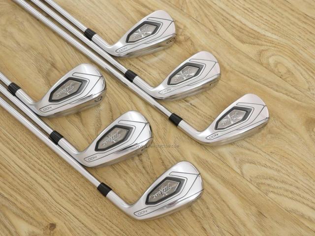 Iron set : Titleist : ชุดเหล็ก Titleist T400 (รุ่นล่าสุด ง่ายที่สุด ไกลที่สุด ออกปี 2020) มีเหล็ก 6-Pw,43 (6 ชิ้น) ก้านเหล็ก NS Pro Zelos 7 Flex S