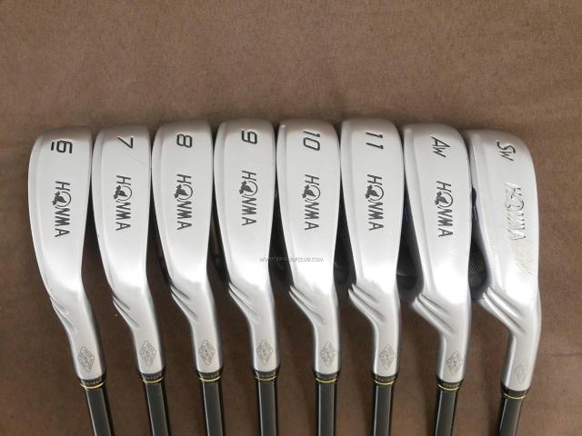 Iron set : Honma : ชุดเหล็ก Honma Beres MG702 มีเหล็ก 6-11,Aw,Sw (8 ชิ้น เทียบเท่า 5-Pw,Aw,Sw) ก้าน ARMRQ B49 FLex R (2 ดาว)