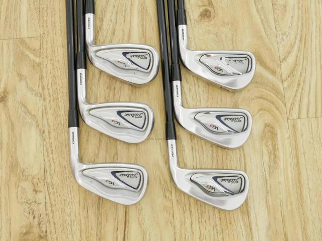 Iron set : Titleist : ชุดเหล็ก Titleist VG3 Forged (Japan Spec. ออกปี 2015) มีเหล็ก 5-Pw (6 ชิ้น) ก้านกราไฟต์ Mitsubishi Rayon VGi 60 Flex S