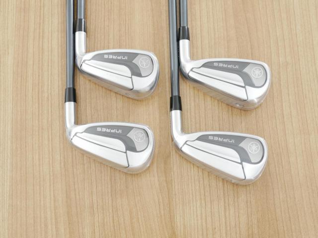 Iron set : Yamaha : **ของใหม่ ยังไม่แกะพลาสติก** ชุดเหล็ก Yamaha Inpres DriveStar Type D (รุ่นล่าสุด ปี 2025 ตีไกลที่สุด ไกลกว่าเหล็กทั่วไป 2 เบอร์ หน้าเด้งมากๆ) มีเหล็ก 7-Pw (4 ชิ้น) ก้านกราไฟต์ Fujikura Speeder NX M-425i Flex SR