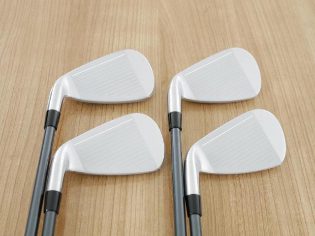 Iron set : Yamaha : **ของใหม่ ยังไม่แกะพลาสติก** ชุดเหล็ก Yamaha Inpres DriveStar Type D (รุ่นล่าสุด ปี 2025 ตีไกลที่สุด ไกลกว่าเหล็กทั่วไป 2 เบอร์ หน้าเด้งมากๆ) มีเหล็ก 7-Pw (4 ชิ้น) ก้านกราไฟต์ Fujikura Speeder NX M-425i Flex SR