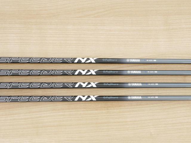 Iron set : Yamaha : **ของใหม่ ยังไม่แกะพลาสติก** ชุดเหล็ก Yamaha Inpres DriveStar Type D (รุ่นล่าสุด ปี 2025 ตีไกลที่สุด ไกลกว่าเหล็กทั่วไป 2 เบอร์ หน้าเด้งมากๆ) มีเหล็ก 7-Pw (4 ชิ้น) ก้านกราไฟต์ Fujikura Speeder NX M-425i Flex SR