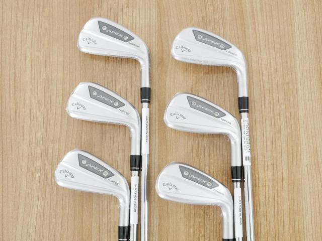 Iron set : Callaway : **ของใหม่ ยังไม่แกะพลาสติก** ชุดเหล็ก Callaway APEX Ai200 Forged (รุ่นล่าสุด ออกปี 2024) มีเหล็ก 5-Pw (6 ชิ้น) ก้านเหล็ก NS Pro Modus 105 Flex S