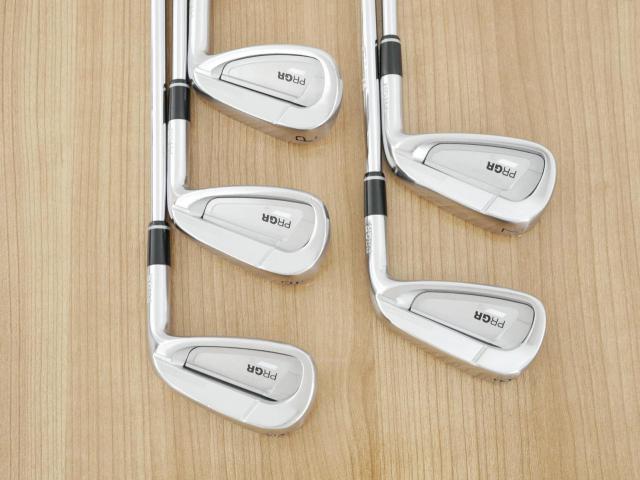 Iron set : PRGR : ชุดเหล็ก PRGR 02 Forged (ปี 2021 นุ่มมาก หายาก) มีเหล็ก 6-Pw (5 ชิ้น) ก้านเหล็ก NS Pro 95 Flex S (M-43)