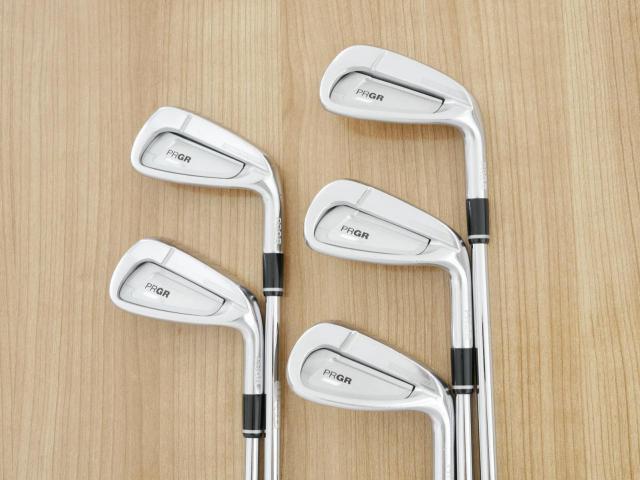 Iron set : PRGR : ชุดเหล็ก PRGR 02 Forged (ปี 2021 นุ่มมาก หายาก) มีเหล็ก 6-Pw (5 ชิ้น) ก้านเหล็ก NS Pro 95 Flex S (M-43)