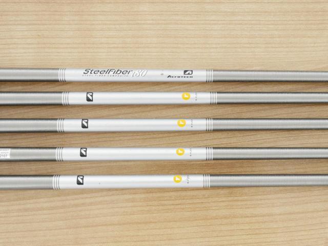Iron set : Titleist : ชุดเหล็ก Titleist T100 Forged (รุ่นปี 2020) มีเหล็ก 6-Pw (5 ชิ้น) ก้าน Steelfiber i80 Flex R