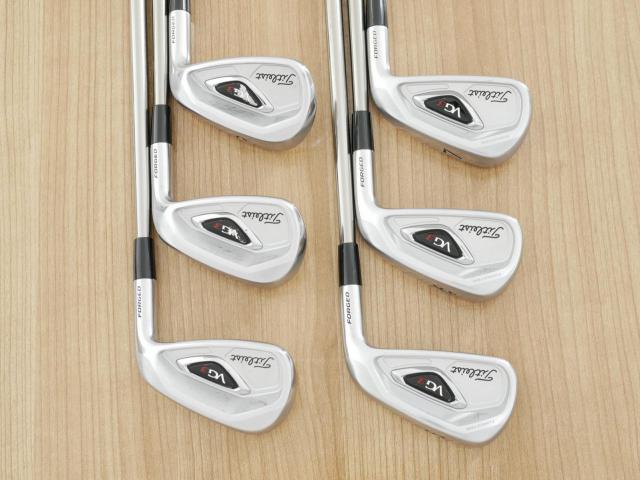 Iron set : Titleist : ชุดเหล็ก Titleist VG3 Forged (Japan Spec. นุ่มแน่น) มีเหล็ก 5-Pw (6 ชิ้น) ก้านกราไฟต์ UST Mamiya ATTAS 10 Flex SX