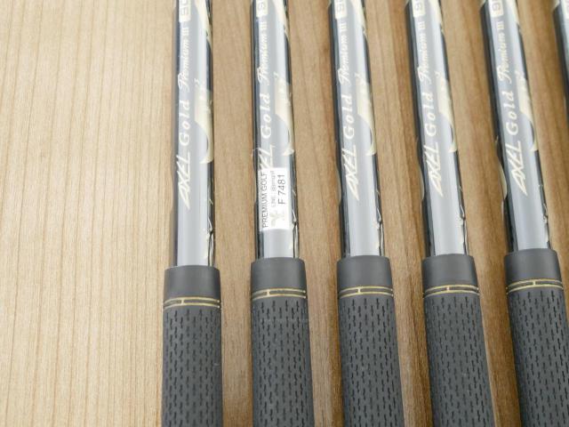 Iron set : Tsuruya : ชุดเหล็ก Tsuruya AXEL Gold Premium III (ออกปี 2019 ของใหม่ 6 หมื่นกว่าบาท หน้าเด้งสุดๆ ไกลสุดๆๆ) มีเหล็ก 7-Pw,Aw,As,Sw (7 ชิ้น) ก้านกราไฟต์ Flex R