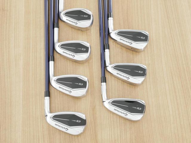 Iron set : Taylormade : ชุดเหล็ก Taylormade Qi (ออกปี 2024 Japan Spec.) มีเหล็ก 5-Pw,Sw (7 ชิ้น) ก้านกราไฟต์ Mitsubishi Diamana TM60 Flex R