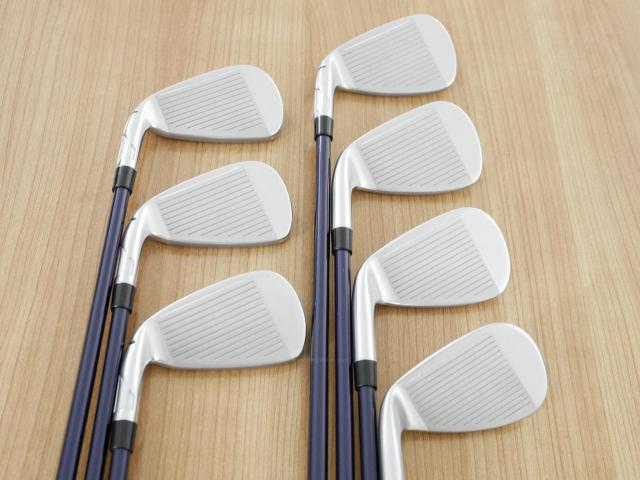 Iron set : Taylormade : ชุดเหล็ก Taylormade Qi (ออกปี 2024 Japan Spec.) มีเหล็ก 5-Pw,Sw (7 ชิ้น) ก้านกราไฟต์ Mitsubishi Diamana TM60 Flex R