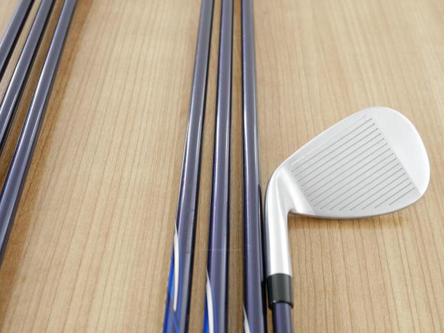 Iron set : Taylormade : ชุดเหล็ก Taylormade Qi (ออกปี 2024 Japan Spec.) มีเหล็ก 5-Pw,Sw (7 ชิ้น) ก้านกราไฟต์ Mitsubishi Diamana TM60 Flex R