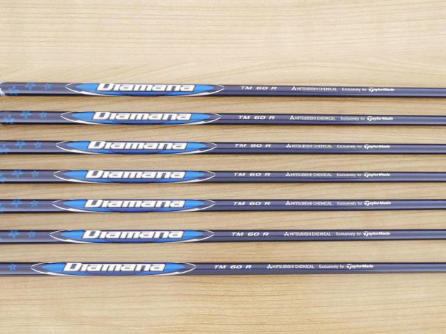 Iron set : Taylormade : ชุดเหล็ก Taylormade Qi (ออกปี 2024 Japan Spec.) มีเหล็ก 5-Pw,Sw (7 ชิ้น) ก้านกราไฟต์ Mitsubishi Diamana TM60 Flex R