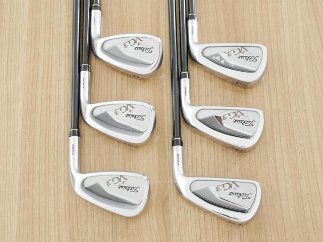 Iron set : Titleist : **มีตำหนิ** ชุดเหล็ก Titleist VG3 Forged (Japan Spec.) มีเหล็ก 5-Pw (6 ชิ้น) ก้านกราไฟต์ Flex R